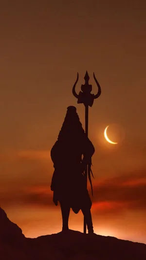 Mahakal Angry Shadow Wallpaper