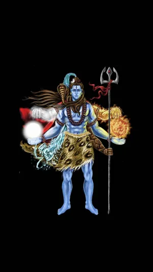 Mahakal Angry With Balls Wallpaper