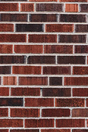 Mahogany Bricks Wallpaper