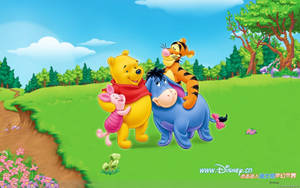 Main Characters Disney Winnie The Pooh Wallpaper
