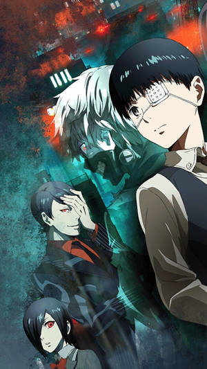 Main Characters Tokyo Ghoul Iphone Background Wallpaper