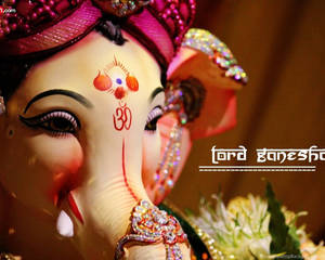 Majestic 3d Artwork Of Lord Ganesh Wallpaper