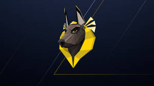 Majestic 4k Imagery Of Anubis, The Ancient Egyptian God With The Head Of A Jackal. Wallpaper