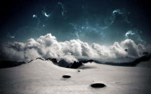 Majestic Black And White Clouds Wallpaper