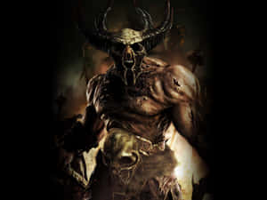 Majestic Cool Demon Unleashed Wallpaper