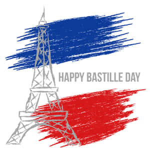 Majestic Fireworks Display Over Eiffel Tower Celebrating Bastille Day Wallpaper