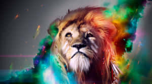 Majestic Mane Of A Lion Wallpaper