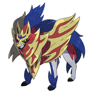 Majestic Pokemon Zamazenta In Battle Pose Wallpaper