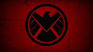 Majestic Shield On Wooden Surface Wallpaper