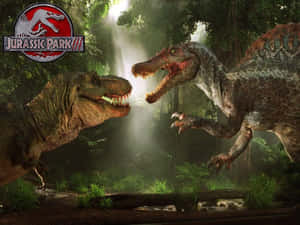 Majestic Spinosaurus Roaming In Its Prime Wallpaper