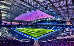 Majestic View Of Estádio Do Dragão Football Stadium Wallpaper