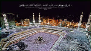 Majestic View Of Kaaba During Hajj In Makkah Hd Wallpaper