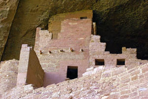 Majestic View Of Mesa Verde Cliff Palace Ruins Wallpaper