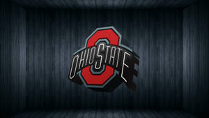 Majestic View Of Ohio State University On A Dark Wood Background Wallpaper