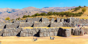 Majestic View Of Sacsayhuaman, Cusco, Peru Wallpaper