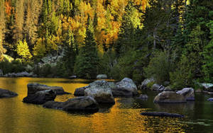 Majestic View Of The Rocky Mountain National Park Wallpaper