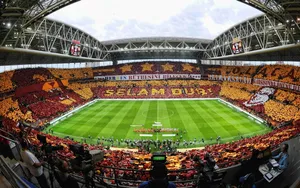 Majestic View Of Turk Telekom Arena Football Stadium Wallpaper