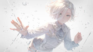 Majestic White Anime Wallpaper