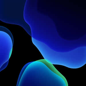 Make A Statement With The Solid Blue Iphone Wallpaper