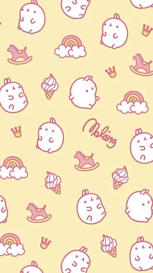 Make Your Day Brighter With This Cheerful Kawaii Yellow Wallpaper