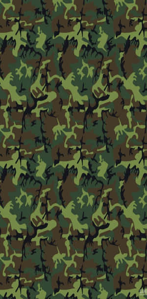Make Your Nature Look Cool With This Green Camo Wallpaper
