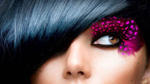 Makeup Eyelash Art Wallpaper