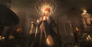 Makima Chainsaw Man, Ready To Wreak Havoc Wallpaper