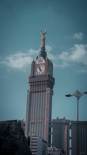 Makkah Madina Clock Royal Tower Wallpaper