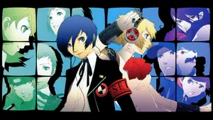 Makoto Yuki And Aigis Persona 3 Wallpaper