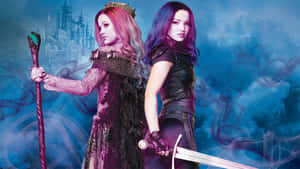 Mal And Evie From Disney Descendants Wallpaper