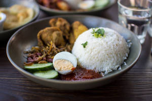 Malaysian Cuisine Nasi Lemak In Perth Wallpaper