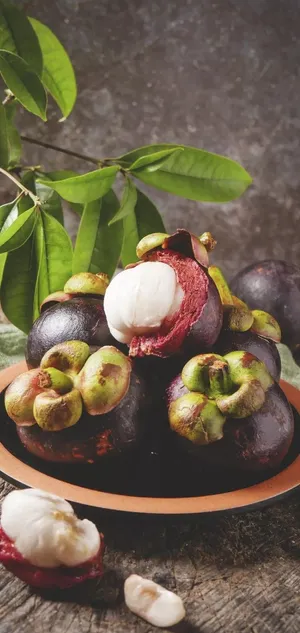 Malaysian Mangosteen Fruit Wallpaper