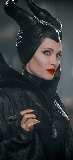 Maleficent Side Profile Portrait Wallpaper
