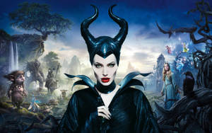 Maleficent With Other Characters Wallpaper