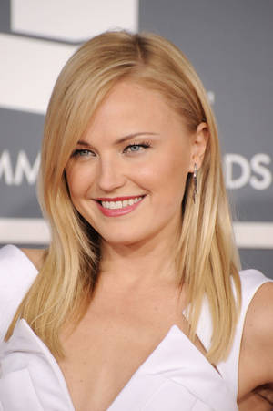 Malin Akerman White Dress Wallpaper