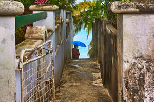 Man In Barbados Way Wallpaper