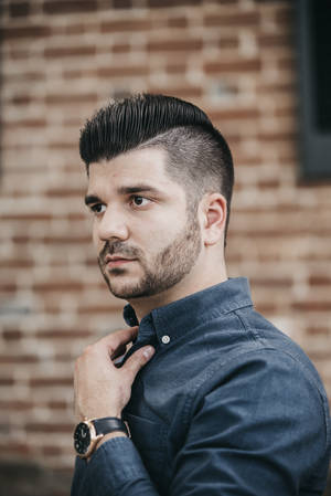 Man Posing With New Haircut Wallpaper