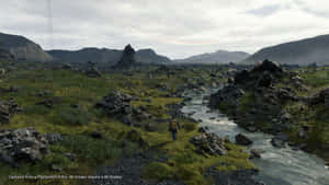 Man Walking Death Stranding Pc Wallpaper