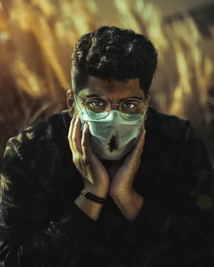 Man With Mask Wallpaper