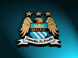 Manchester City 3d Eagle Logo Wallpaper
