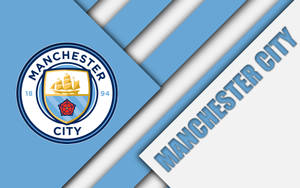 Manchester City 4k Blue White Flag Wallpaper