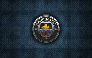 Manchester City 4k Dark Grate Metal Wallpaper
