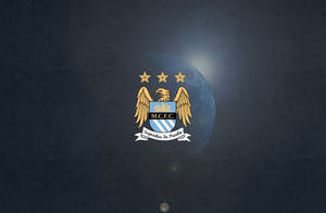 Manchester City Logo Gray Stone Wallpaper