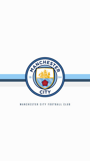 Manchester City Logo White Background Wallpaper