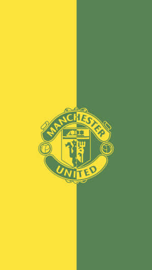 Manchester United Iphone Green And Yellow Wallpaper