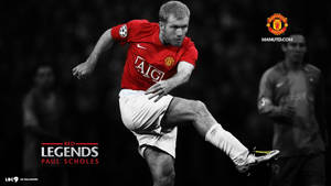Manchester United Legend Players: Paul Scholes Wallpaper