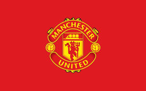 Manchester United Logo Minimalist Wallpaper