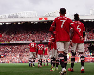Manchester United Players Field Photo Wallpaper