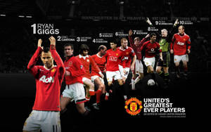 Manchester United Players Line-up Wallpaper