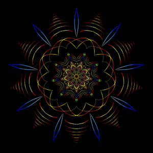 Mandala Digital Doodle Wallpaper